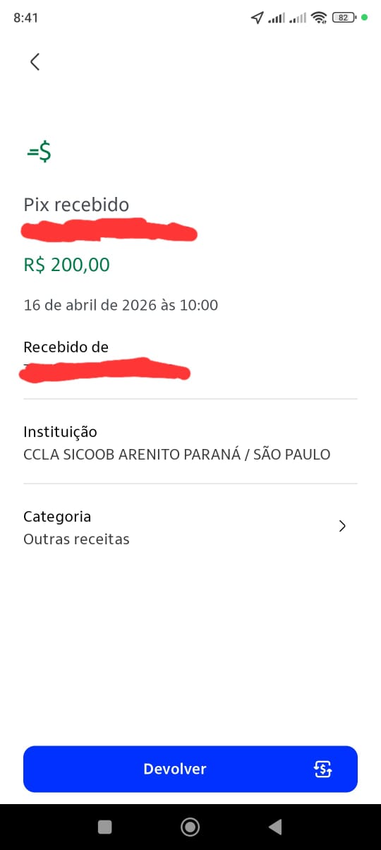 Comprovante de pagamento PIX recebido pela oficina 2